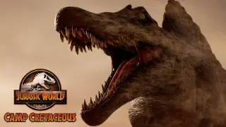 SPINOSAURUS in the DESERT �� CAMP CRETACEOUS in Jurassic World Evolution 2 [4K]