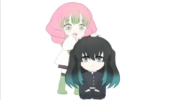 Each pillar takes turns touching Xiazhu's head for one minute (guess who didn't get to touch)!