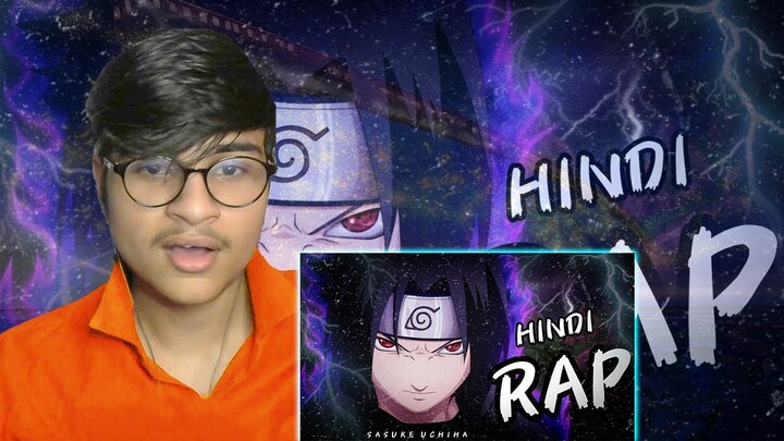 SASUKE RAP SONG - INSANE | "Badla" ||  REACTION || Naruto Anime Hindi Rap