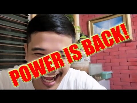 AFTER 26 DAYS OF DARKNESS! POWER IS BACK