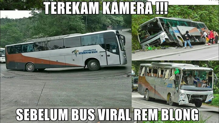 Terekam Kamera, Momen Terakhir Sebelum Bus Rem Blong di Sitinjau Lauik