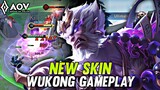 AOV : NEW SKIN WUKONG GAMEPLAY - ARENA OF VALOR