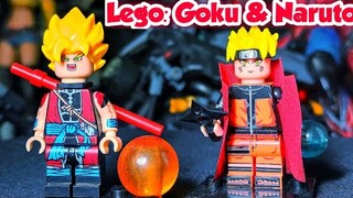 Review Mô Hình Đồ Chơi LEGO: Son Goku & Uzumaki Naruto Lego Minifigures