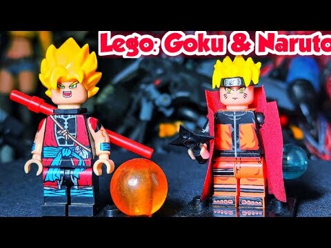 Review Mô Hình Đồ Chơi LEGO: Son Goku & Uzumaki Naruto Lego Minifigures