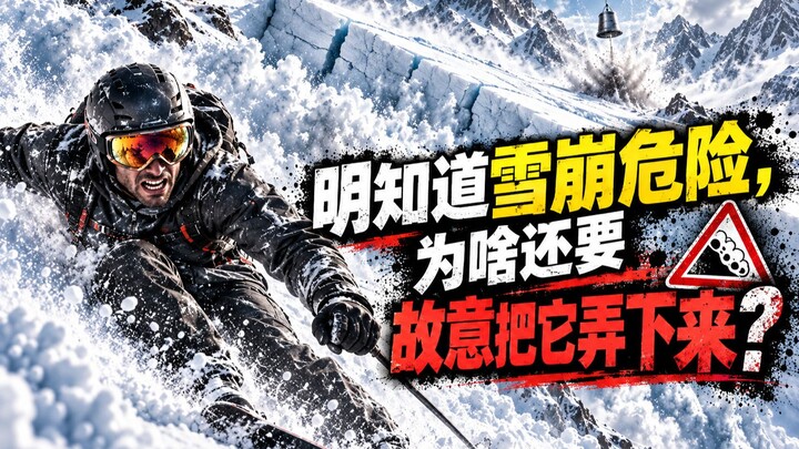 Knowing there’s an avalanche risk, why would anyone deliberately trigger one?