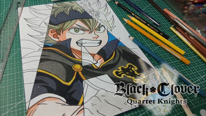 ABC anime draw | A for Asta - Black Clover