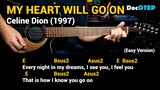 My Heart Will Go On - Celine Dion (1997) - Easy Guitar Chords Tutorial with Lyrics