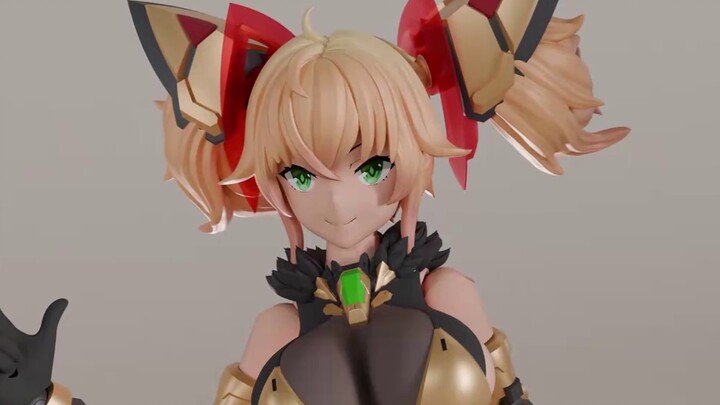 The first original 1:12 finished mecha girl from Zangwange——the first of the [Fantasy Beast Armor] s