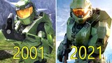 Evolution of Halo Games 2001-2021
