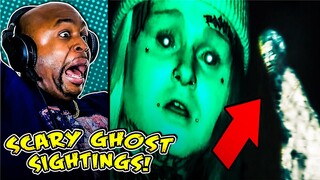5 SCARY Ghost Videos To Make You PUNCH the SCREEN REACTION
