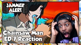 Chainsaw Man Ending 7 Reaction | THERE'S NO WAY THEY ADDED THIS PART TO THE ENDING SONG!!!