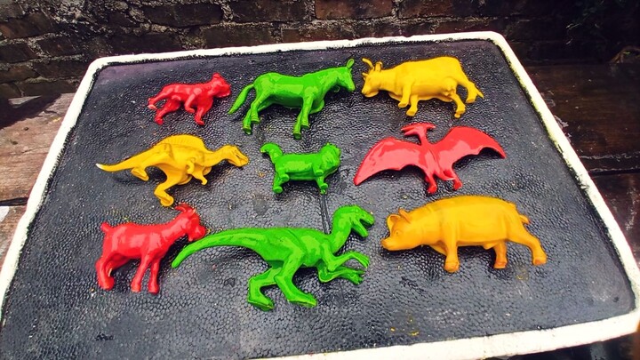 WOW! Dirty Toys Get a Magical Deep Cleaning 🧼✨ dragon, cow, horse, flying drago