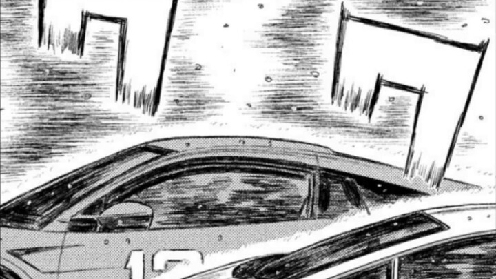 [Comic voice-over commentary] Initial D sequel "MF GHOST" Lake Ashi GT race begins. Who will become 