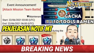 NXB NV || PENJELASAN NOTIF MT • GACHA 10 TOOLS RAMEN #umarhusni