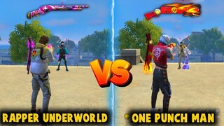 RAPPER UNDERWORLD M1887 VS ONE PUNCH MAN M1887 DAMAGE ABILITY TEST | BEST M1887 SKIN - FREE FIRE