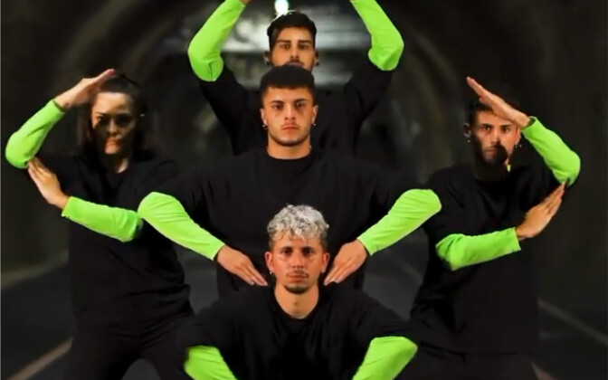 Urbantheory fluorescent visual super cool Egyptian hand combination