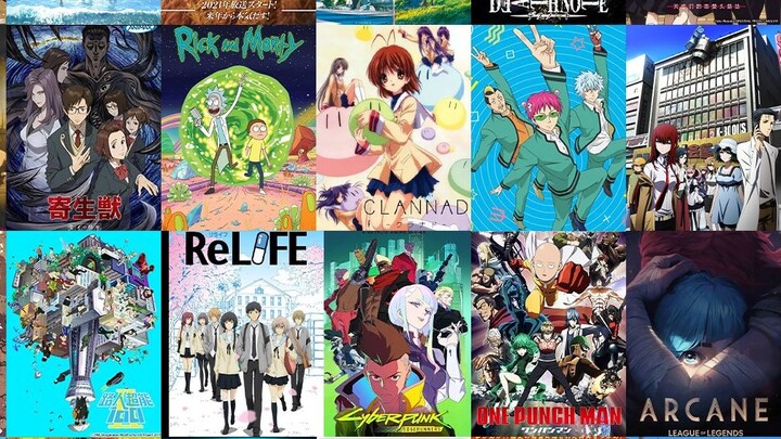 Ranking of viewing experience of re-watching anime (purely subjective with brief reviews in the past