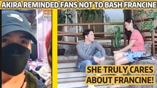 AKIRA PINAGTANGGOL SI FRANCINE SA BASHERS (NO TO FANWARS) | FRANKIRA