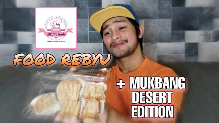 FOOD REBYU | MUKBANG DESERT (LACEY'S SWEETS) | JreyVlog