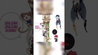 Yin Wanwan Melissa Xavier and Julian comic Yin has hair like Rapunzel #shorts #mlbb #comic #yin