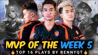 AURA PH BENNYQT MVP OF THE WEEK 5 IN MPL S7 (Top 16 Amazing Plays)