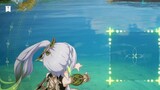Narcida's e skill can stop on water