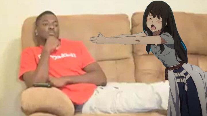 Friend walks in while you're watching Lycoris