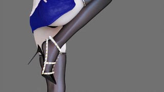 【布料】蓝色包臀裙黑丝弱音-Party Tonight