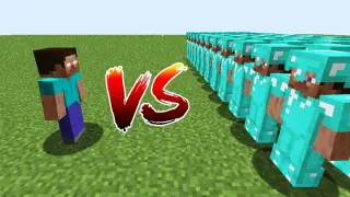 Minecraft Battle: NOOB vs PRO: HEROBRINE VS 10000 PRO CHALLENGE / Animation