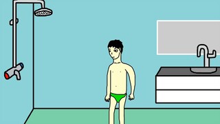 Animasi Horor: Mandi