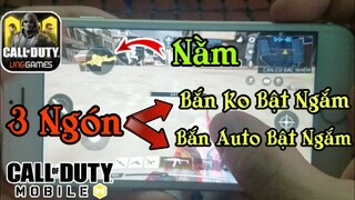 Cách Cài Đặt 3 Ngón Chuẩn Và Nằm | Call of Duty Mobile VNG