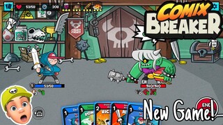 New Strategy Card Game! Comix Breaker Gameplay iOS Android