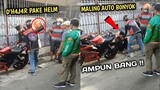 Maling Kok Cengeng || Di H4ntam Pake Helm Simaling Auto Minta Ampun