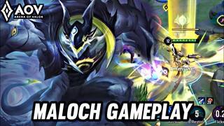 AOV : MALOCH GAMEPLAY | IN SUPPORT - ARENA OF VALOR LIÊNQUÂNMOBILE ROV COT