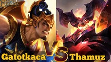Gatotkaca VS Thamuz Exp Lane !!🔥🔥
