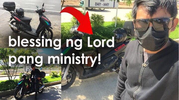 Bagong Motor Binigay ng Lord pang Ministry ko!