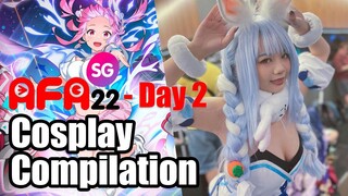 Anime Festival Asia in Singapore - #AFASG22 Day 2 Part 2 [Cosplay Compilation]