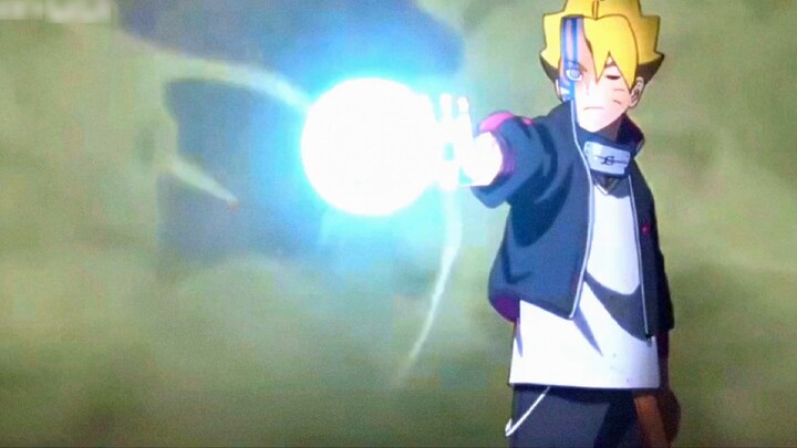 Momoshiki: "Boruto, Rasenganku tidak lebih baik dari Rasenganmu?!