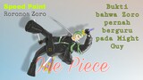 Bukti bahwa Zoro pernah berguru pada Might Guy || Speed Paint Roronoa Zoro