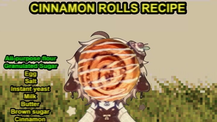 CINNAMON ROLLS RECIPE