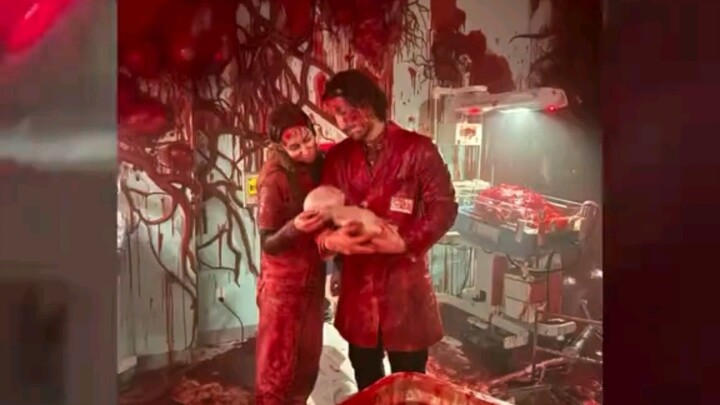 Latar belakang zombie di kamar bayi dalam “Resident Evil: Revelations Night”
