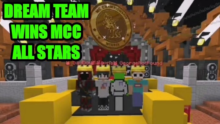 Dream Team Wins MCC All Star - Dream/Winner POV (Minecraft Championships)