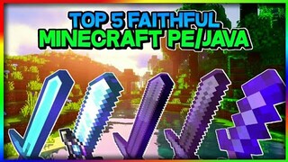 TOP 5 TEXTURE PACK FAITHFUL | 256x256 / 128x128 / 64x64 / 32x32 / 8x8
