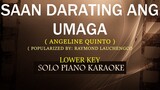 SAAN DARATING ANG UMAGA ( ANGELINE QUINTO ) ( LOWER KEY ) (COVER_CY)