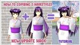 New Update Hack! 😍 How to Combine 2 Hairstyles • Easy Tutorial • Sakura School Simulator