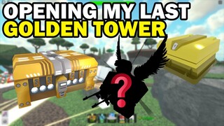 Getting my last golden tower | TDS