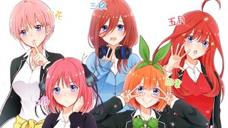 5-toubun no Hanayome ∬ Opening Full 『Gotoubun no Katachi』 Nakanoke no Itsuzugo 【ENG Sub】