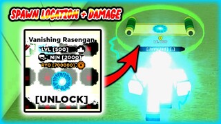 Shindo Life - Vanishing Spirit Bomb Spawn Location + Damage Showcase