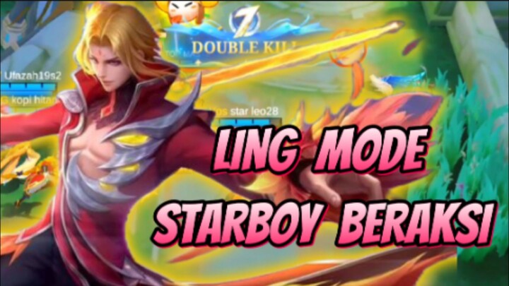 LING MODE STARBOY BERAKSI🤩