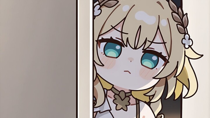 Aya: Why aren't you sleeping at this hour? What are you watching?